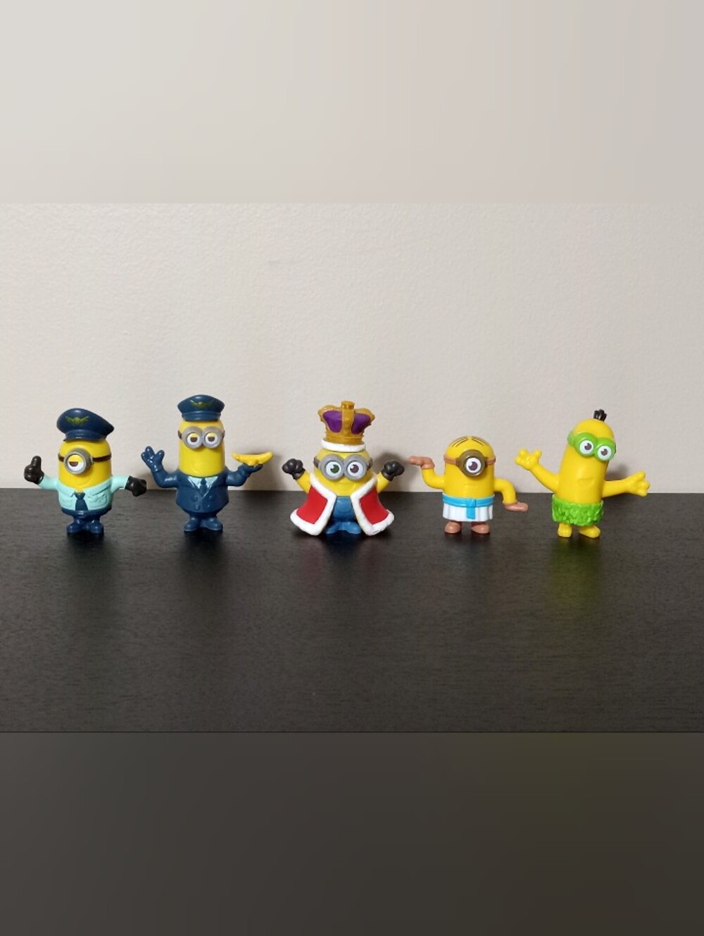 Minions Toy Figure Lot Set of 5 McDonald's Collectibles